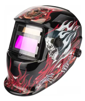 SAMOŚCIEMNIAJĄCA MASKA PRZYŁBICA SPAWALNICZA FILTR AUTOMATYCZNA LCD PM-APS-600T2 - 2