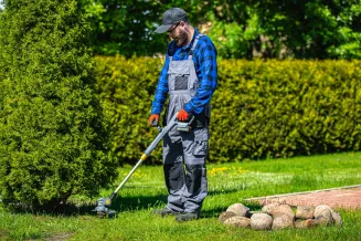 PODKASZARKA AKUMULATOROWA KOSA WYKASZARKA KOŁO 2X 21V 2AH REGULOWANA PM-PKA-2AHM-PRO - 9