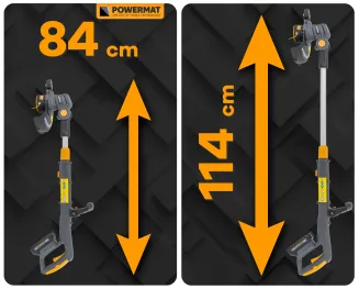 PODKASZARKA AKUMULATOROWA KOSA WYKASZARKA KOŁO 2X 21V 2AH REGULOWANA PM-PKA-2AHM-PRO - 13