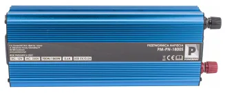 Przetwornica NAPIĘCIA Samochodowa 12V 230V 1800W PM-PN-1800S - 5