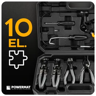 SZCZYPCE DO OPASEK ZACISKOWYCH (ZESTAW 9el.) PM-SDOZ-9T - 13