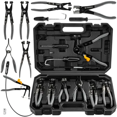 SZCZYPCE DO OPASEK ZACISKOWYCH (ZESTAW 9el.) PM-SDOZ-9T