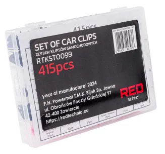 SPINKI KOŁKI KLIPSY SAMOCHODOWE DO TAPICERKI AUTA 420 EL - ŚCIĄGACZE WYJMAK RTKST0099 - 2