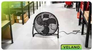 WENTYLATOR PODŁOGOWY 230V 100W 45cm VELWEP0016 - 14