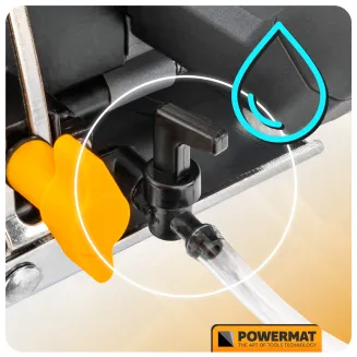 PRZECINARKA TARCZOWA DO PŁYTEK GRESU GLAZURY KAMIENIA NA WODĘ 1400W 125MM PM-PDG-1400T - 12