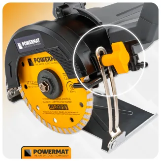 PRZECINARKA TARCZOWA DO PŁYTEK GRESU GLAZURY KAMIENIA NA WODĘ 1400W 125MM PM-PDG-1400T - 13