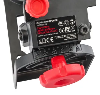 OSTRZAŁKA INDUKCYJNA DO ŁAŃCUCHÓW PILAREK PIŁ ELEKTRYCZNA 230W 2X TARCZA RTOSL0055 - 4