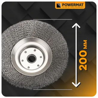 SZCZOTKA DRUCIANA MIĘKKA DO KOSY DRUCIAK DO CZYSZCZENIA KOSTKI CHWASTY 20CM TSZ-M - 4