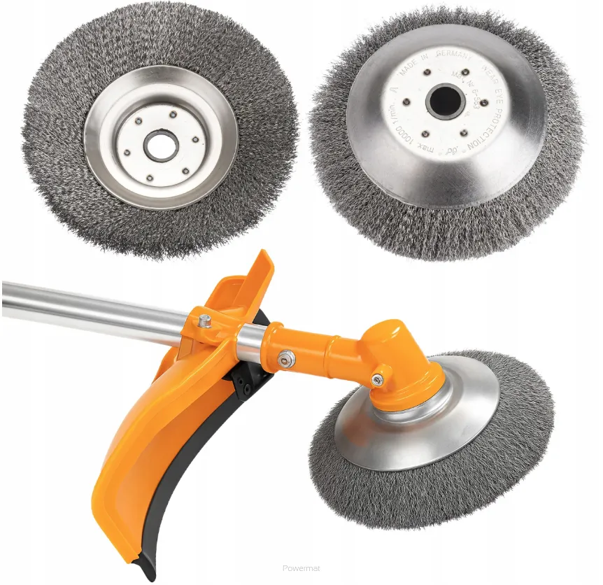 SZCZOTKA DRUCIANA MIĘKKA DO KOSY DRUCIAK DO CZYSZCZENIA KOSTKI CHWASTY 20CM TSZ-M