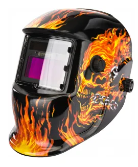 SAMOŚCIEMNIAJĄCA MASKA PRZYŁBICA SPAWALNICZA FILTR AUTOMATYCZNA LCD PM-APS-600T1 - 2