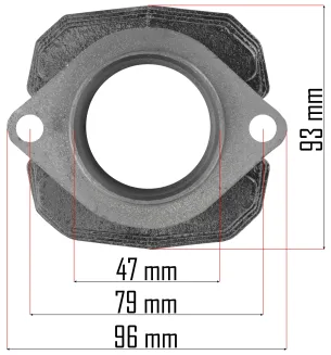 CYLINDER SPRĘŻARKI DO KOMPRESORA OLEJOWEGO OBUDOWA TŁOKA 47mmPM-KO-50T-V2-CY - 3