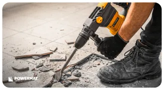 DŁUTA SDS MAX ZESATW PŁASKIE SZPIC WALIZKA (ZESTAW 6el.) PM-ZD-6T - 10