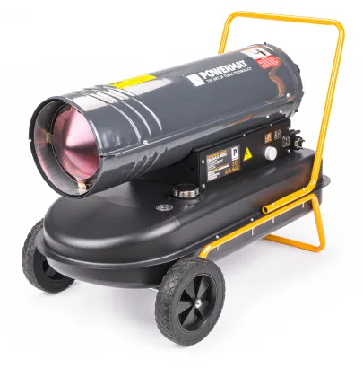 NAGRZEWNICA OLEJOWA 40 KW SPALINOWA DMUCHAWA + TERMOSTAT LCD GRZEJNIK PIEC 230V PM-NAG-40SN