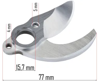 NOŻE DO SEKATORA AKUMULATOROWEGO OSTRZA DO CIĘCIA KOMPLET 2 SZTUK 77mm RTSA0063-NO - 5