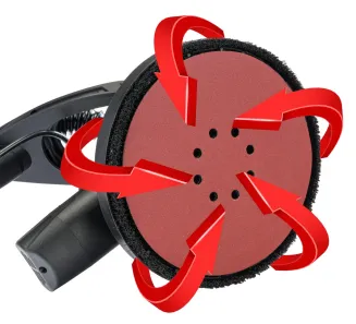 Szlifierka Do Gładzi GIPSU Tynków Tynku LED z Wysięgnikiem Bezpyłowa 2 Pady RTSDG0085 - 21