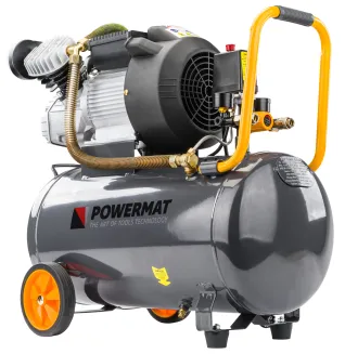 Kompresor olejowy Sprężarka dwutłokowa 230V 50L 8 bar PM-KO-50T-V2 - 2