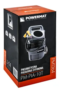 PIASKARKA PNEUMATYCZNA SYFONOWA 10L PISTOLET CZYSZCZENIE PIASKOWANIE DYSZE PM-PIA-10T - 7