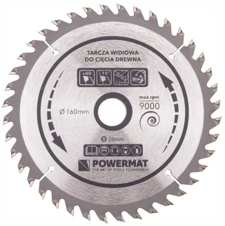 Tarcza widiowa do drewna 160x20 40z TDD-160x20x40Z - 6