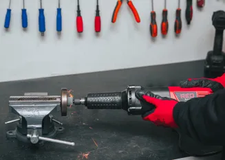 SZLIFIERKA PROSTA TRZPIENIOWA PALCOWA 6MM FREZARKA 1500W REGULACJA 27000RPM  RTSTR0040 - 6