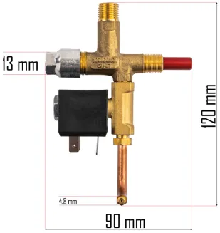 ZAWÓR GAZOWY DO NAGRZEWNICY STEROWNIK PRZEŁĄCZNIK 0,7 BAR 25kW PM-NAG-25GN-ZG - 7