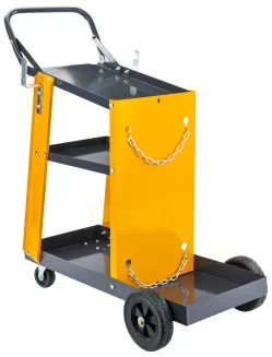 WÓZEK SPAWALNICZY DO SPAWAREK Z PÓŁKĄ NA BUTLE półki MOBILNY PM-WSP-100T2 - 4