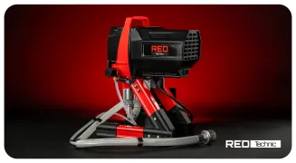 AGREGAT MALARSKI HYDRODYNAMICZNY 1200W DO MALOWANIA 230BAR WĄŻ 10M 3x DYSZA RTPDM0166 - 14