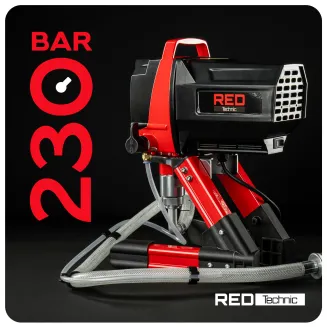 AGREGAT MALARSKI HYDRODYNAMICZNY 1200W DO MALOWANIA 230BAR WĄŻ 10M 3x DYSZA RTPDM0166 - 16