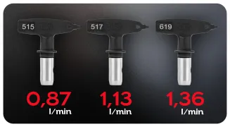 AGREGAT MALARSKI HYDRODYNAMICZNY 1200W DO MALOWANIA 230BAR WĄŻ 10M 3x DYSZA RTPDM0166 - 17