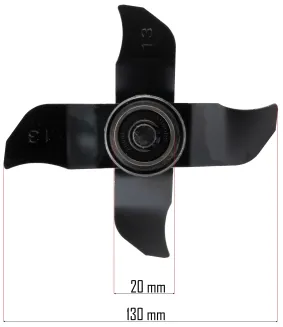 Wałek do wertykulacji PM-AEW-2600T-WAW - 8