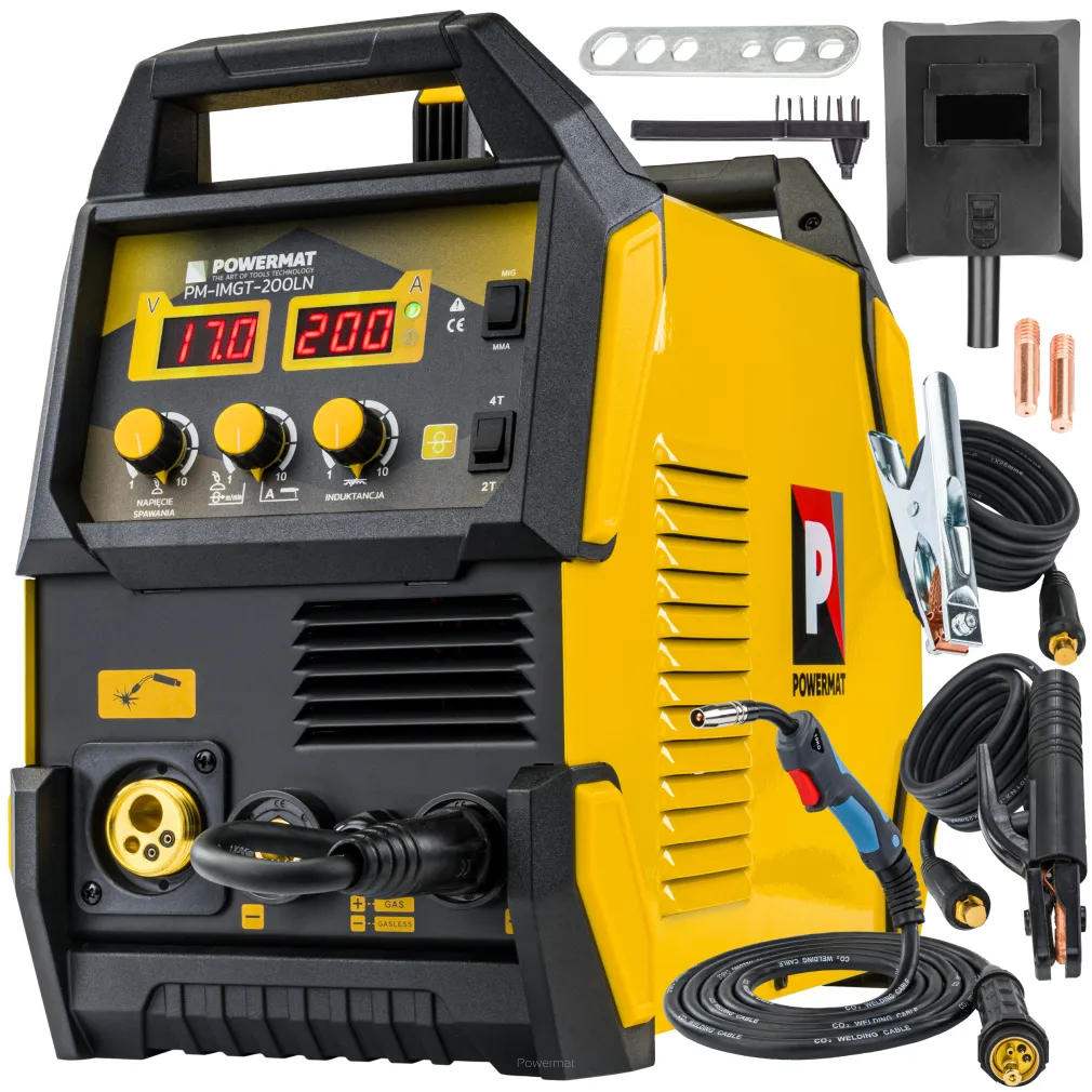 MIGOMAT INWERTOROWY MIG MAG MMA TIG LIFT FLUX 200A PM-IMGT-200LN
