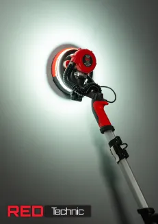 SZLIFIERKA DO GŁADZI GIPSU TYNKÓW TYNKU LED ŻYRAFA RED TECHNIC PAPIER 6SZT RTSDG0108 - 2