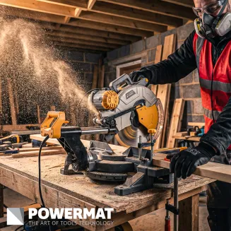 Piła ukośna (ukośnica) do drewna PM-UK-2200M - 3