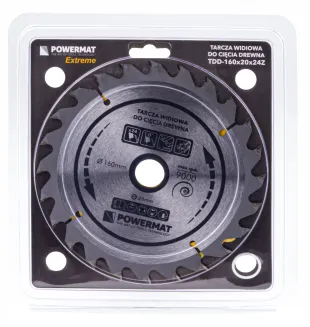 Tarcza widiowa do drewna 160x20 24z TDD-160x20x24Z - 4