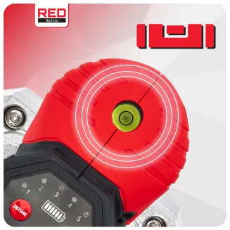 PRZYSSAWKA WIBRACYJNA DO PŁYTEK 100KG WIBRATOR DO POZIOMOWANIA 2x2AH 150MM  RTAPW0155 - 20