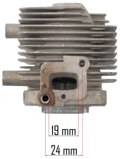 CYLINDER + TŁOK ZESTAW NAPRAWCZY DO DMUCHAWY SPALINOWEJ ROZRUCH START 34mm RTODL0058-CT - 5