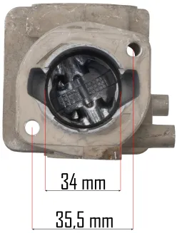 CYLINDER + TŁOK ZESTAW NAPRAWCZY DO DMUCHAWY SPALINOWEJ ROZRUCH START 34mm RTODL0058-CT - 4
