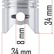 CYLINDER + TŁOK ZESTAW DO DMUCHAWY RTODL0058-CT