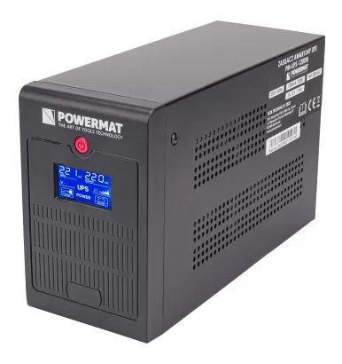 ZASILACZ AWARYJNY UPS LCD 1200VA 720W 2x 7AH PM-UPS-1200M