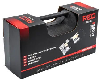 FREZARKA GÓRNOWRZECIONOWA KRAWĘDZIOWA WYCINARKA ELEKTRYCZNA WALIZKA + FREZY  RTFGW0145