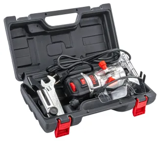 FREZARKA GÓRNOWRZECIONOWA KRAWĘDZIOWA WYCINARKA ELEKTRYCZNA WALIZKA + FREZY  RTFGW0145 - 40