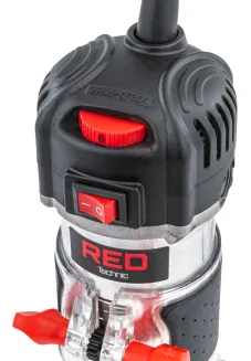 FREZARKA GÓRNOWRZECIONOWA KRAWĘDZIOWA WYCINARKA ELEKTRYCZNA WALIZKA + FREZY  RTFGW0145