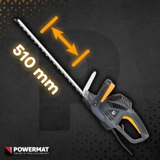 ELEKTRYCZNE NOŻYCE DO ŻYWOPŁOTU GAŁĘZI KRZEWÓW 1600W 510MM SEKATOR DUŻA MOC PM-NE-1600M - 4