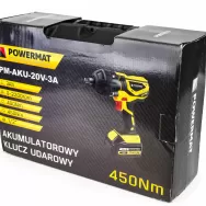 Klucz Akumulatorowy udarowy PM-AKU-20V-3A 3Ah 20V (Walizka)