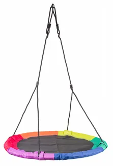 Huśtawka ogrodowa bocianie gniazdo tęczowa PM-HBG-110C - 6