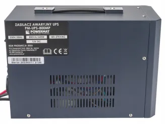 ZASILACZ AWARYJNY UPS LCD 800VA 640W PRZETWORNICA PM-UPS-800MP - 6