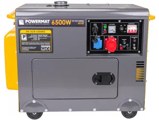 Agregat PRĄDOTWÓRCZY Diesel 6,5kW 230V 400V ATS PM-AGR-6500MD - 3
