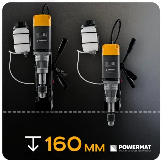 WIERTARKA MAGNETYCZNA 11500N DO METALU STALI 1500W SKOK 160MM WELDON 19MM PM-WM-1500M - 15