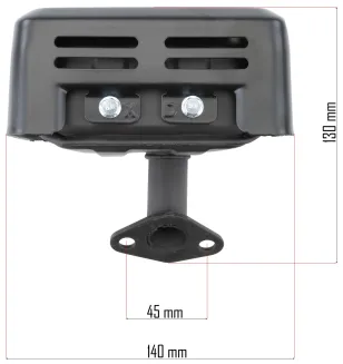 TŁUMIK DO SILNIKA PM-GX160-TL - 2