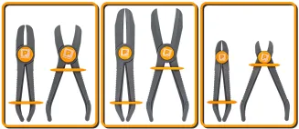 SZCZYPCE DO ZACISKANIA PRZEWODÓW Z CIECZĄ ZACISKI WĘŻY GUMOWYCH PALIWOWYCH  PM-SDP-3T - 3