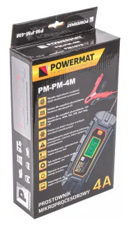 Prostownik MIKROPROCESOROWY Akumulatorowy 6V / 12V PM-PM-4M - 8